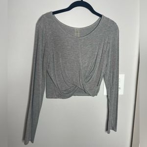 Grey long sleeve top (Small)